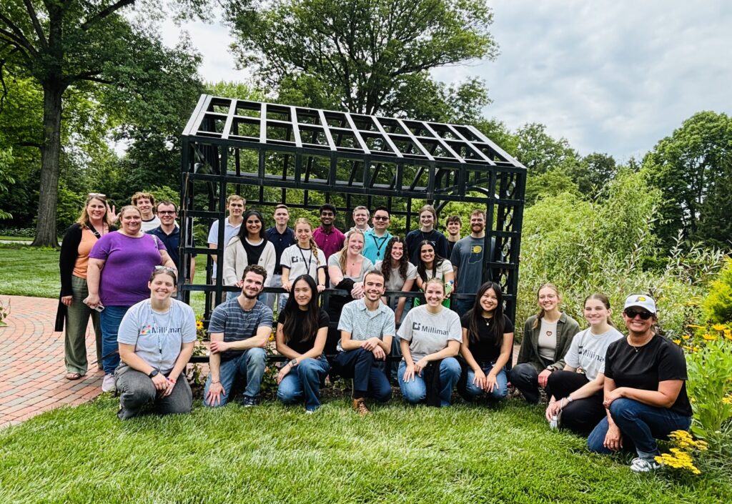 Milliman's Summer Interns at Newfields